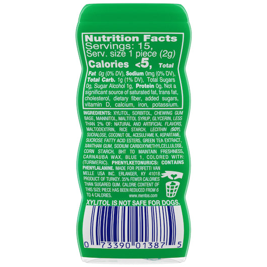 Mentos Sugar Free Pure Fresh Spearmint Gum, 12 x 10 x 15 PC Case - DOT product image 6