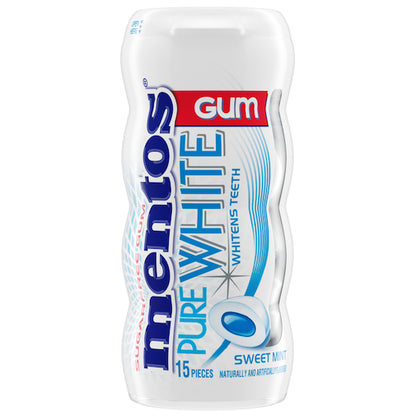 Mentos Sugar Free Pure White Sweet Mint Gum, 12 x 10 x 15 PC Case - DOT product image 4