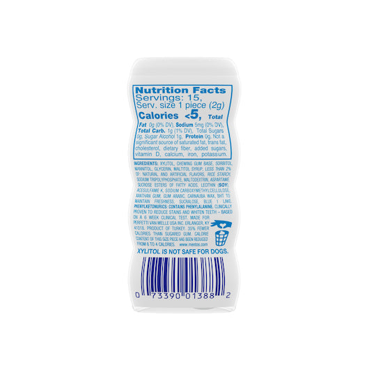 Mentos Sugar Free Pure White Sweet Mint Gum, 12 x 10 x 15 PC Case - DOT product image 5