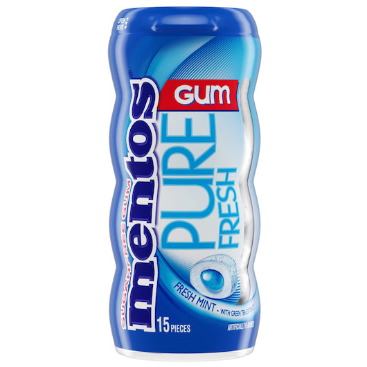 Mentos Pure Fresh Mint Gum, Pocket Bottle, 12 x 10 x 15 PC Case - DOT product image 5