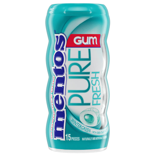Mentos Sugar Free Pure Fresh Wintergreen Gum, 12 x 10 x 15 PC Case - DOT product image 4