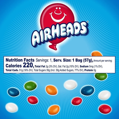 Airheads Original Fruit Bites, 8 x 18 x 2 oz Case - DOT product image 2