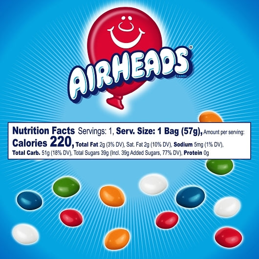 Airheads Original Fruit Bites, 8 x 18 x 2 oz Case - DOT product image 2