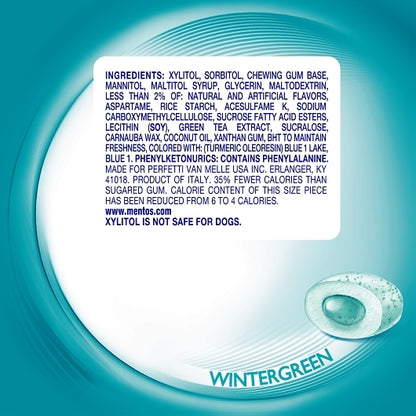 Mentos GUM CURVY BOTTLE WINTERGREEN, 6 x 6 x 50 PC Case - DOT product image 2