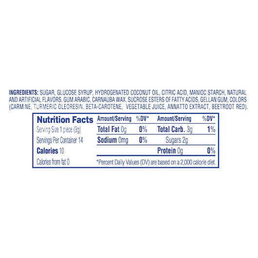 Mentos RAINBOW ROLL VERTICAL SHOWBOX, 24 x 15 x 1.32 oz Case - DOT product image 5