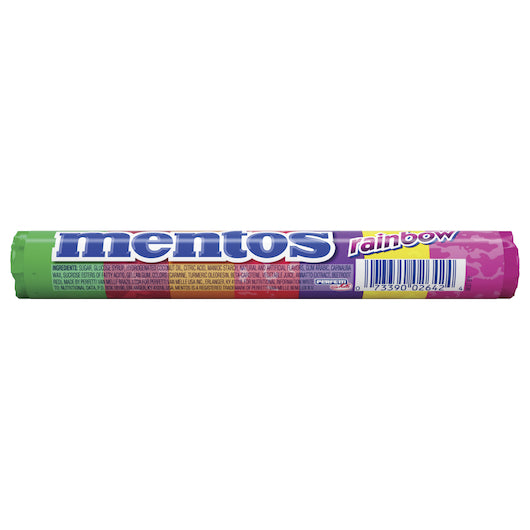 Mentos RAINBOW ROLL VERTICAL SHOWBOX, 24 x 15 x 1.32 oz Case - DOT product image 7