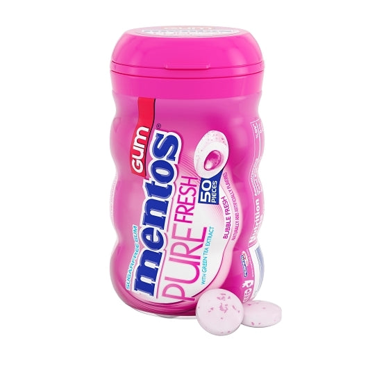 Mentos Gum Curvy, 6 x 3.53 oz Case - Candy & Confections