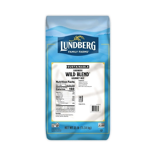 Lundberg Family Farms Eco-Farmed Wild Blend Rice, 1 x 25 lb Case - DOT product image 2