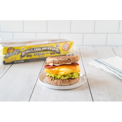 Food For Life ORGANIC EZEKIEL 4:9 SPROUTED GRAIN FLAX ENGLISH MUFFIN, 6 x 16 oz Case - DOT product image 3