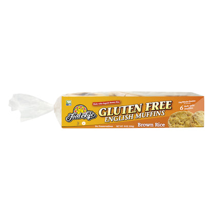 Food For Life WHEAT & GLUTEN FREE MULTI SEED RICE ENGLISH MUFFIN, 6 x 18 oz Case - DOT product image 8