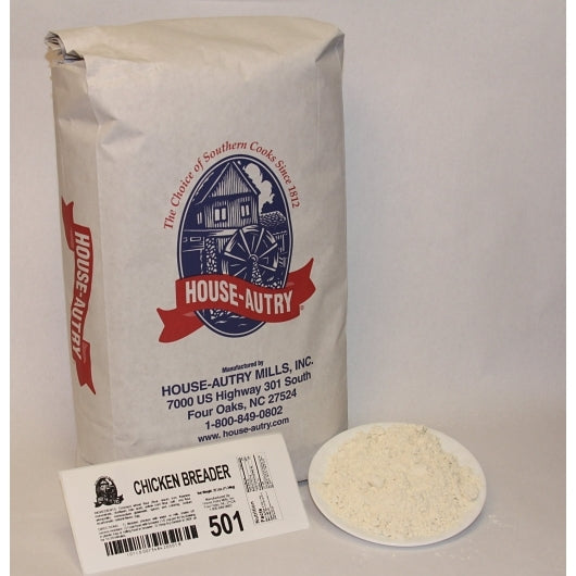 House Autry Flour Base Chicken Breader, 1 x 25 lb Case - Pantry Ingredients