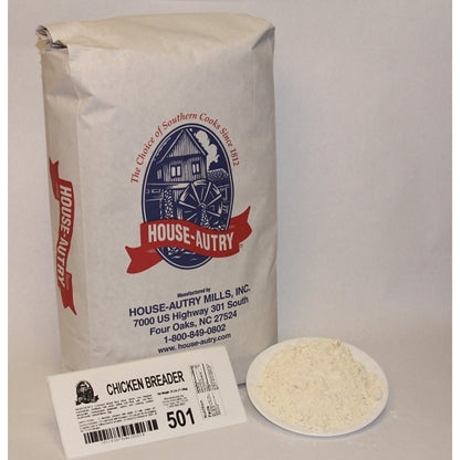 House Autry Flour Base Chicken Breader, 1 x 25 lb Case - Pantry Ingredients