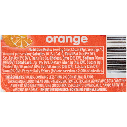 Kozy Shack Sugar Free Orange Smartgells, 48 x 3.5 oz Case - DOT product image 6