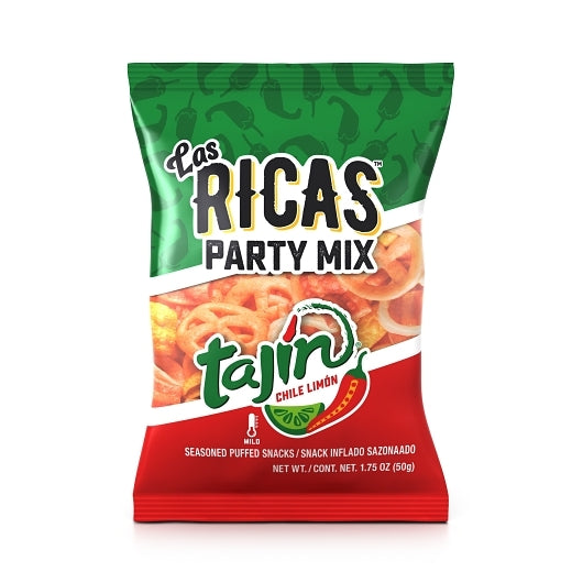 Cazo De Oro Las Ricas Tajin Party Mix, 12 x 1.75 oz Case - Snacks - image 2