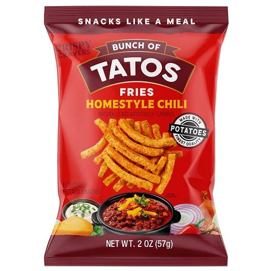 Crispy Cravers Homestyle Chili Fries Bags, 6 x 2 oz Case - Meat, Poultry & Seafood - image 2