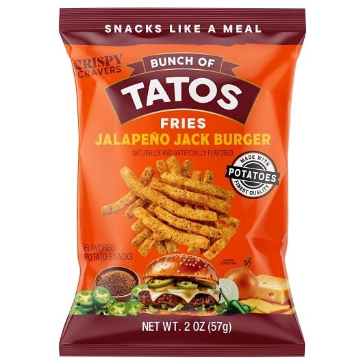 Crispy Cravers Jalapeno Jack Burger Fries, 6 x 2 oz Case - Meat, Poultry & Seafood - image 2
