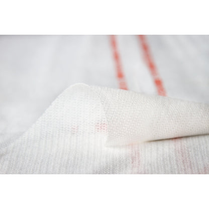 Chicopee 13" x 21" Chix Foodservice, Medium Duty, White with Red Stripe Towel, 1 x 150 x 1 PC Case - DOT product image 5