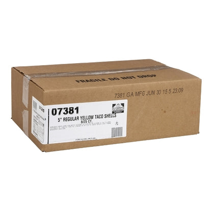 Mission Foods 5 Inch Yellow Taco Shells, 8 x 25 ct Case - DOT product image 8