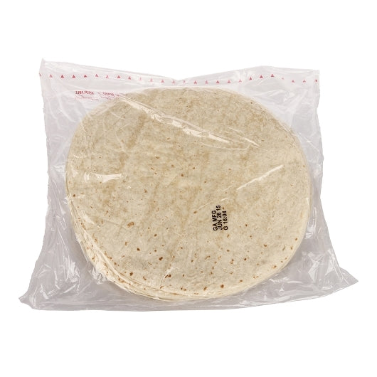 Mission Foods 12 Inch Heat Pressed Flour Tortillas, 8 x 12 ct Case - Pantry Ingredients