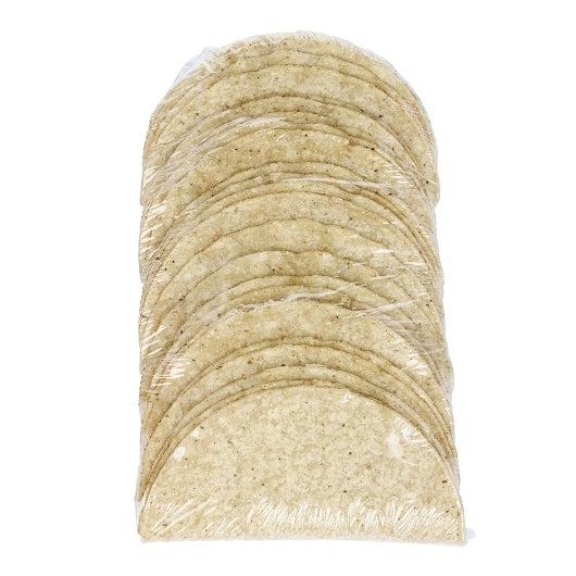Mission Foods 5 Inch Regular White Taco Shell, 8 x 25 ct Case - Frozen Snacks & Appetizers