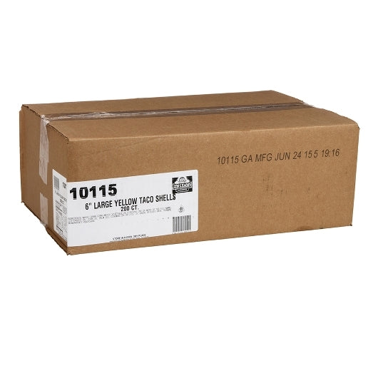 Mission Foods 6 Inch Large Yellow Taco Shells, 8 x 25 ct Case - DOT product image 5