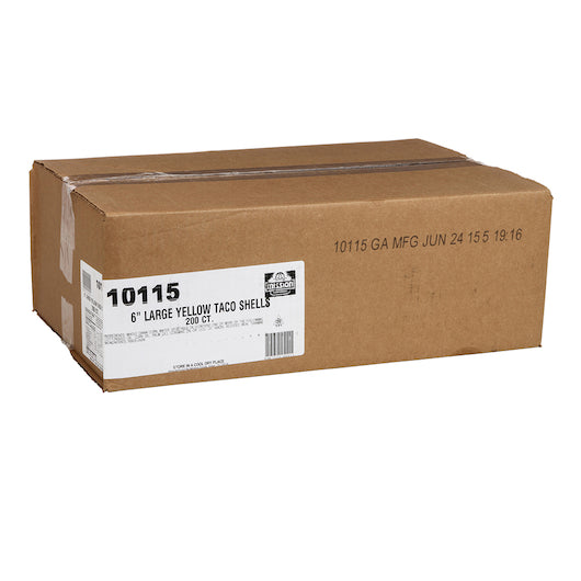 Mission Foods 6 Inch Large Yellow Taco Shells, 8 x 25 ct Case - DOT product image 6