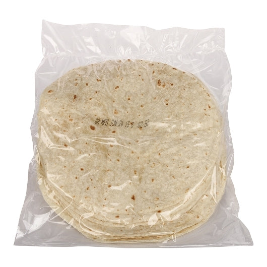 Mission Foods 10 Inch Heat Pressed Flour Tortillas, 12 x 12 ct Case - Pantry Ingredients