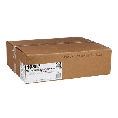 Mission Foods Pre-Cut Unfried 4 Cut Thin White Chips, 1 x 20 lb Case - DOT product image 8
