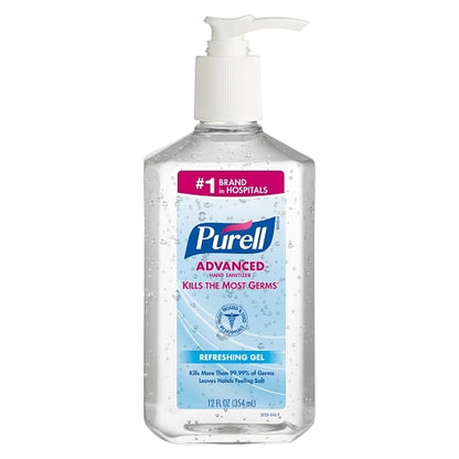 Gojo Purell Instant Hand Sanitizer, 1 x 12 each Case - Cleaners & Sanitizers