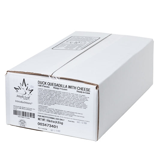 Maple Leaf Farm Ready to Cook Duck Quesadilla, 4 x 25 x 1.5 oz Case - DOT product image 6