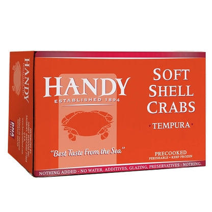 Handy Soft Shell Crabs Tempura Battered Jumbo Frozen Imported, 4 x 9 x 9 each Case - Frozen Meat & Seafood