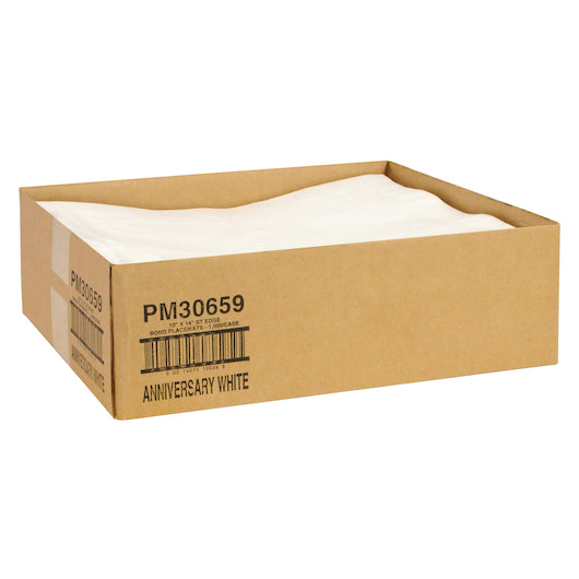 Hoffmaster 10" x 14" White, Anniversary, Straight Edge Paper Placemat, 1 x 1000 each Case - DOT product image 2