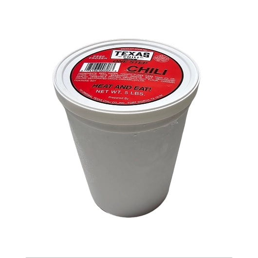 Texas Chili Company One Step Beef Chili, Tubs, 6 x 5 lb Case - Prepared Foods