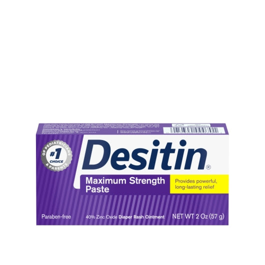 Desitin Maximum Strength Diaper Rash Paste, 6 x 6 x 2 oz Case - Health & Personal Care