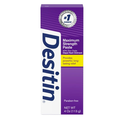 Desitin Maximum Strength Diaper Rash Ointment Cream, 6 x 6 x 4 oz Case - Health & Personal Care