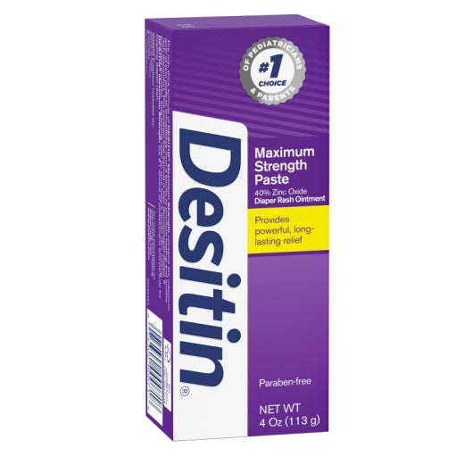 Desitin Maximum Strength Diaper Rash Ointment Cream, 6 x 6 x 4 oz Case - DOT product image 4