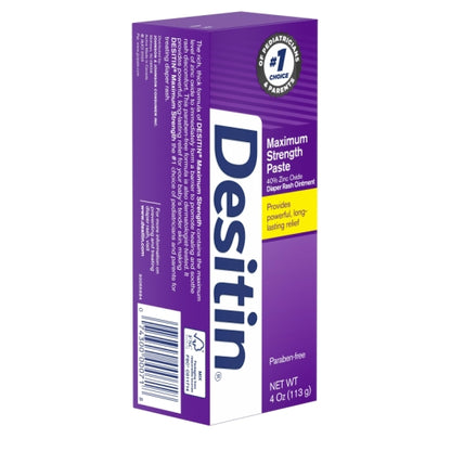 Desitin Maximum Strength Diaper Rash Ointment Cream, 6 x 6 x 4 oz Case - DOT product image 5