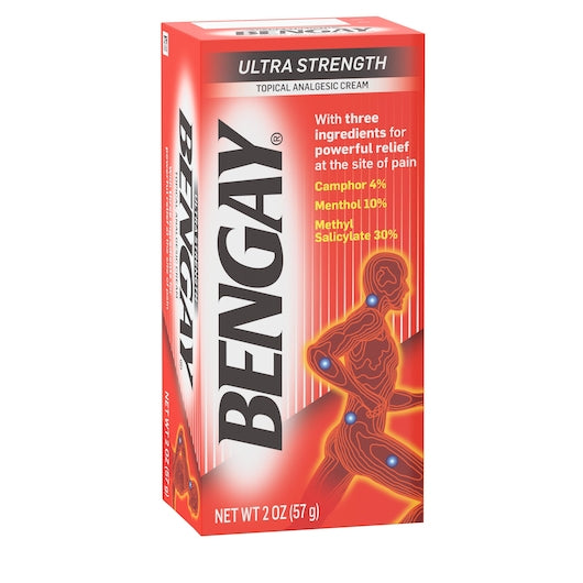 Bengay Ultra Strength Cream, 6 x 6 x 2 oz Case - Alternate product angle or state
