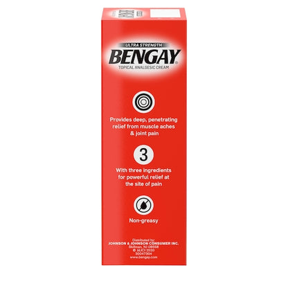 Bengay Ultra Strength Cream, 6 x 6 x 2 oz Case - Alternate product angle or state