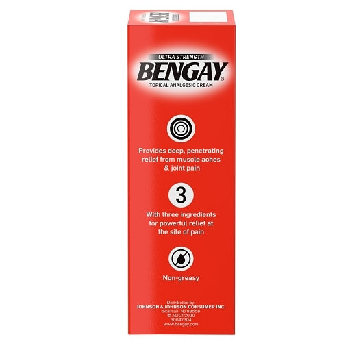 Bengay Ultra Strength Cream, 6 x 6 x 2 oz Case - Alternate product angle or state