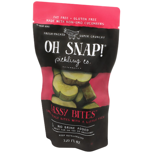 Oh Snap! Sassy Bites Pickle Chip Single Serve Pouch, 12 x 3.25 oz Case - DOT product image 7