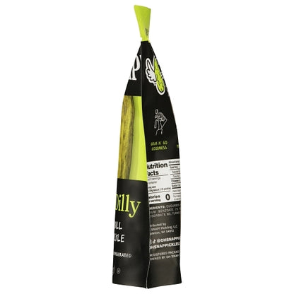 Oh Snap Gone Dilly Pickle Whole Single Serve Pouch, 12 x 1 each Case - DOT product image 5