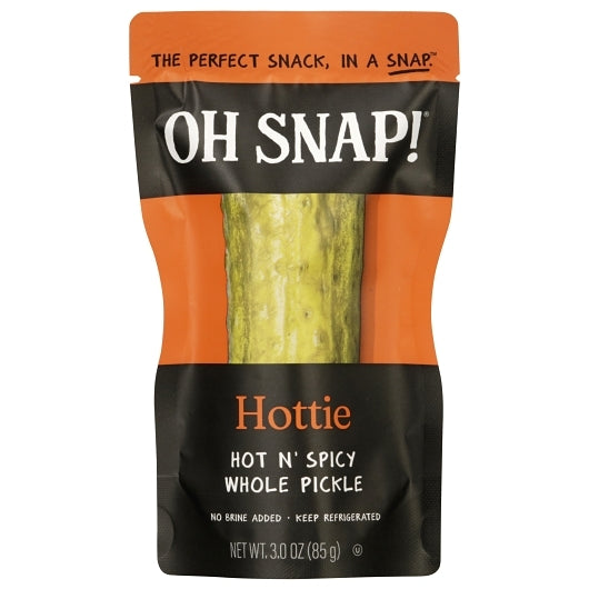 OH Snap Hottie Hot Pickle Whole Single Serve Pouch, 12 x 3 oz Case - DOT product image 2