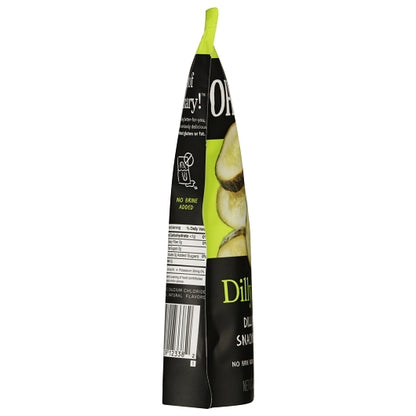 Oh Snap Dilly Dill Dilly Bites Snacking Cuts Pickle Chip Single Serve Pouch, 12 x 3.25 oz Case - DOT product image 5