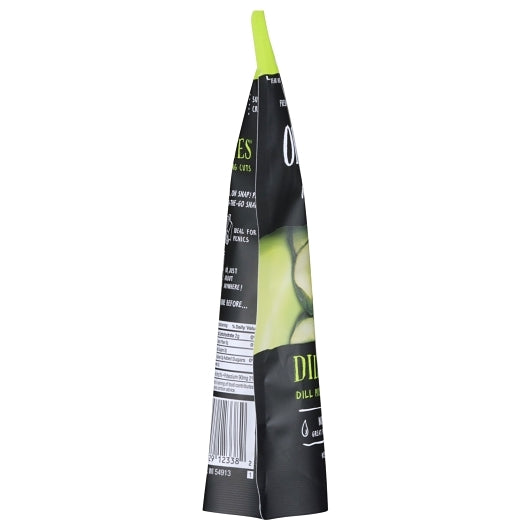 Oh Snap Dilly Dill Dilly Bites Snacking Cuts Pickle Chip Single Serve Pouch, 12 x 3.25 oz Case - DOT product image 7