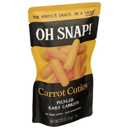 OH Snap Carrot Cuties Pickled Baby Carrots, 12 x 2.5 oz Case - DOT product image 4