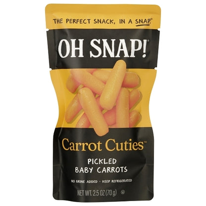 OH Snap Carrot Cuties Pickled Baby Carrots, 12 x 2.5 oz Case - DOT product image 3