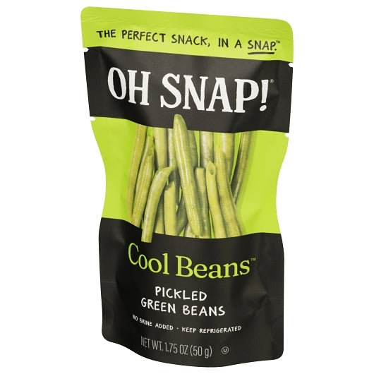 OH Snap Cool Pickling Co. Gluten Free Fat Free Cool Beans Pickled Green Beans, 12 x 1.75 oz Case - DOT product image 6