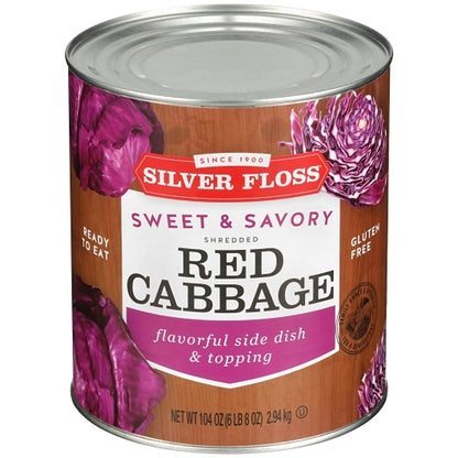 Silver Floss Sweet & Sour Cabbage, 6 x 104 oz Case - DOT product image 2