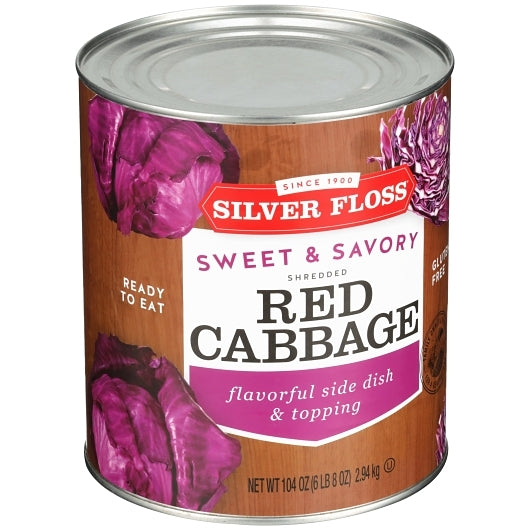 Silver Floss Sweet & Sour Cabbage, 6 x 104 oz Case - DOT product image 5